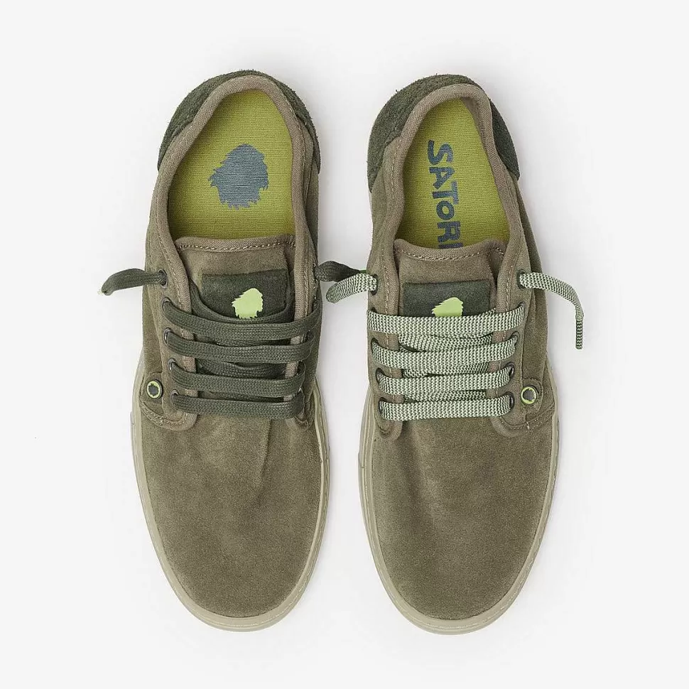Pelle Scamosciata Heisei | Verde Torba>Satorisan Best Sale