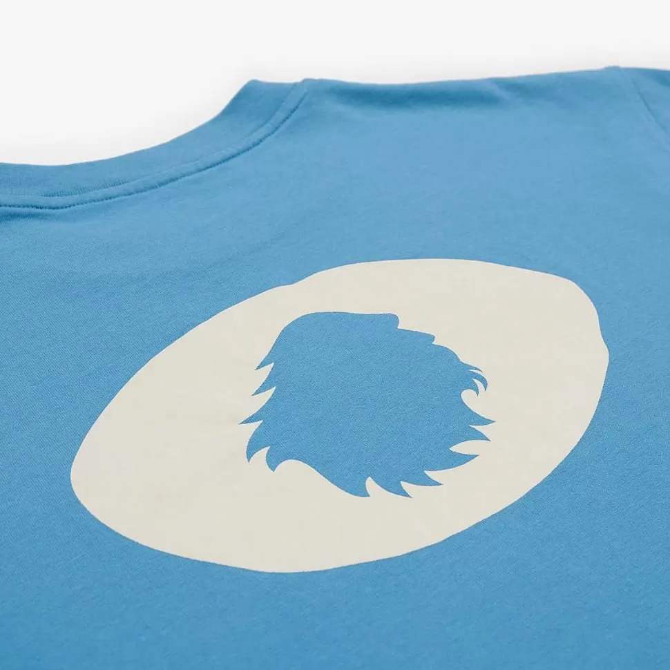 T-Shirt Oversize In Cotone Biologico | Lenitivo Occhio Satori Blu>Satorisan New