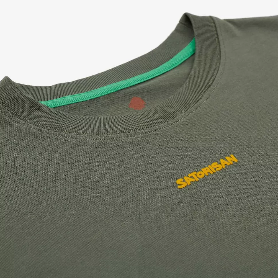 T-Shirt Oversize In Cotone Biologico | Origine Dell'Erba Selvatica>Satorisan Sale